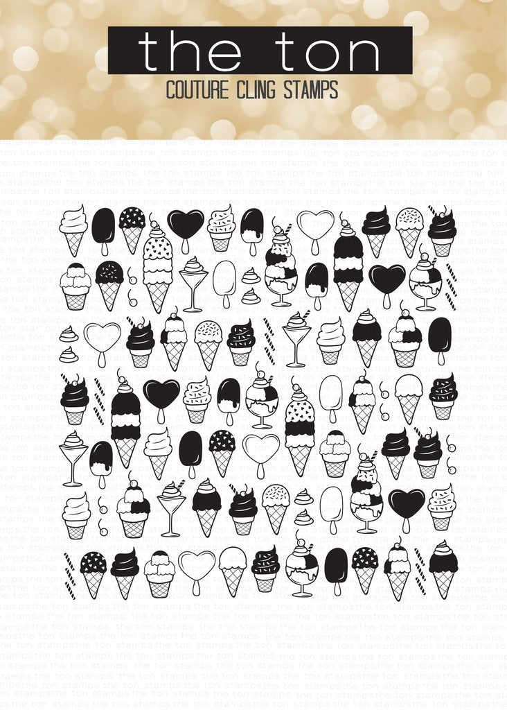 Ice Cream Party Cling Background*