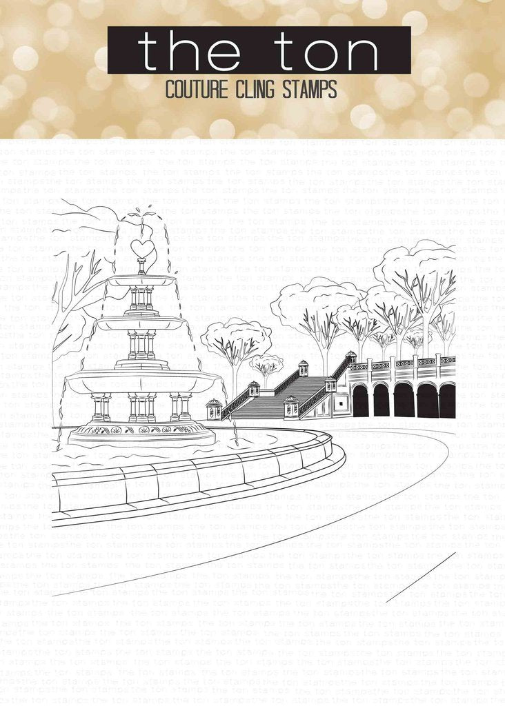 Scenes: Fountain Terrace Cling Background*