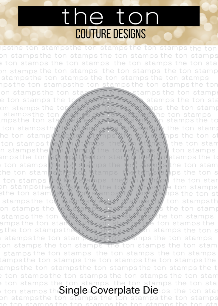 Double Stitched Oval Coverplate Die*