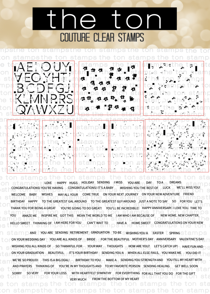 Layered Spring Alpha Stamp Bundle*