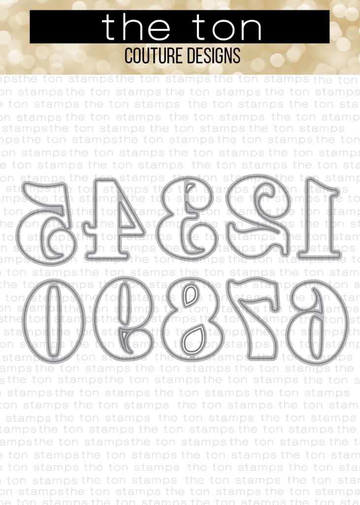 Mega Confetti Numbers Coordinating Dies*