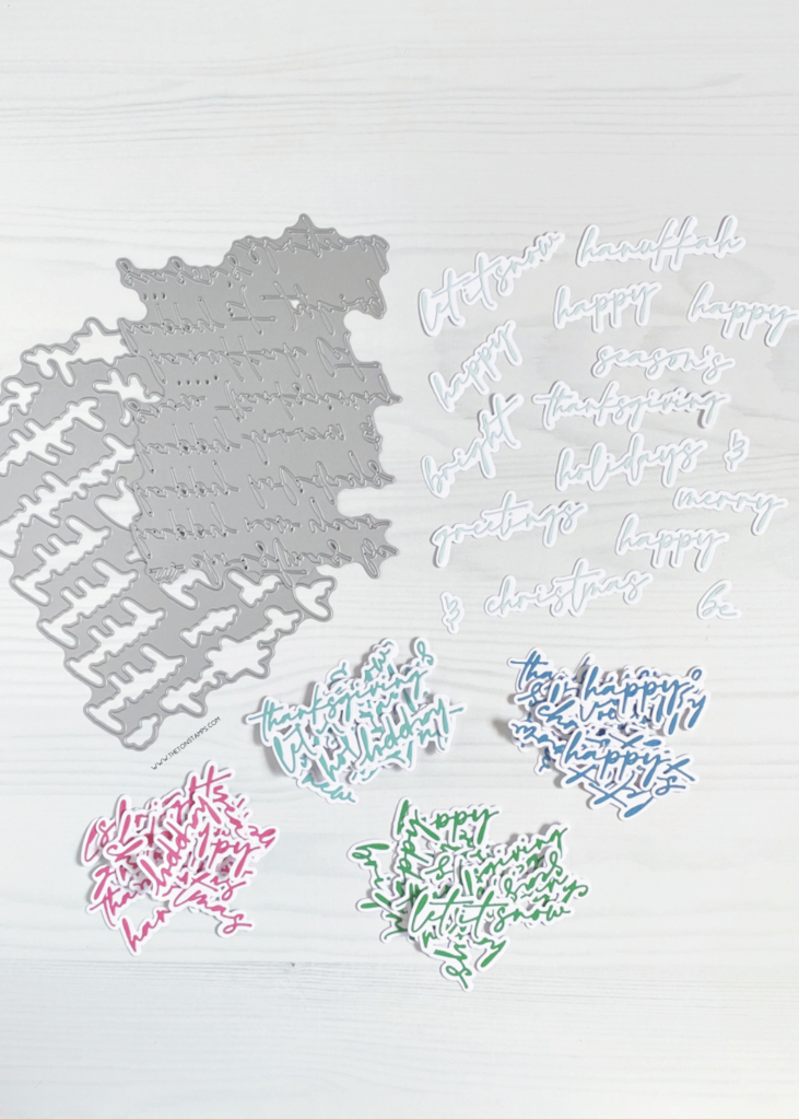 Many Sentiments (Holiday) Coverplate Dies*