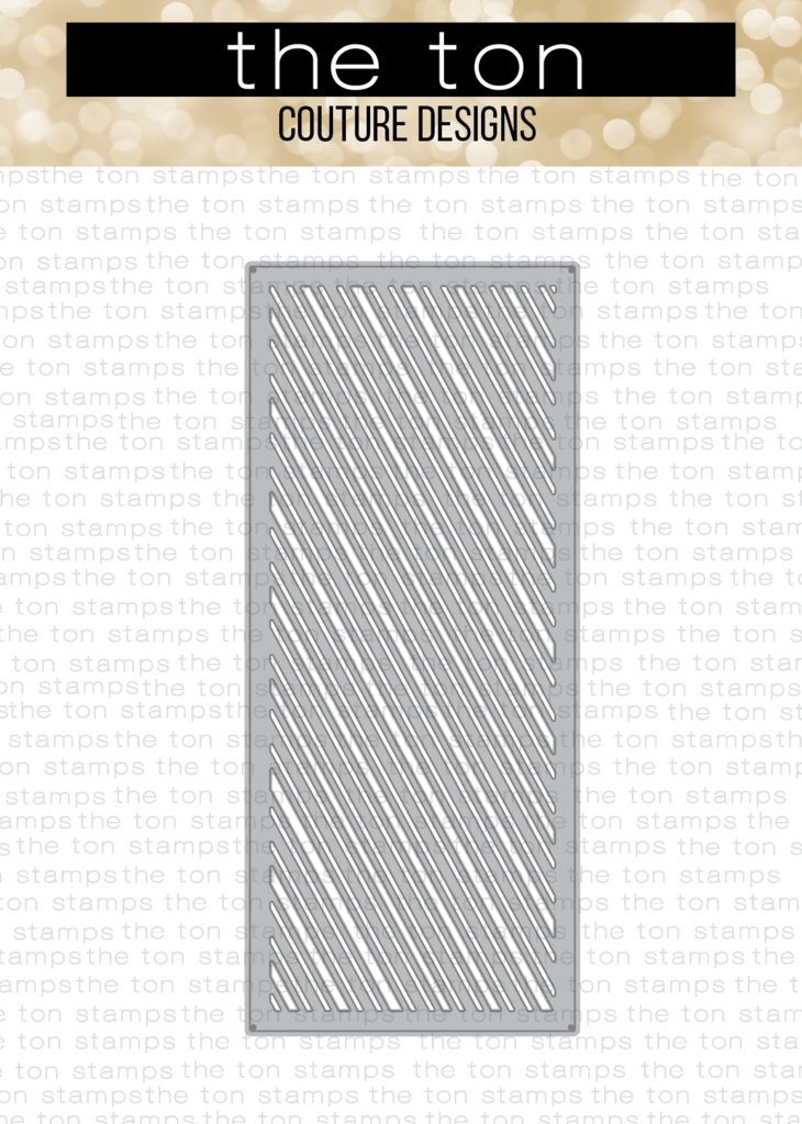 Slimline - Candy Cane Stripes Coverplate Die*