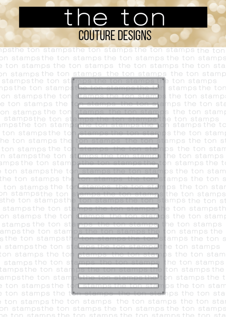 Slimline - short Stripes Coverplte Die*