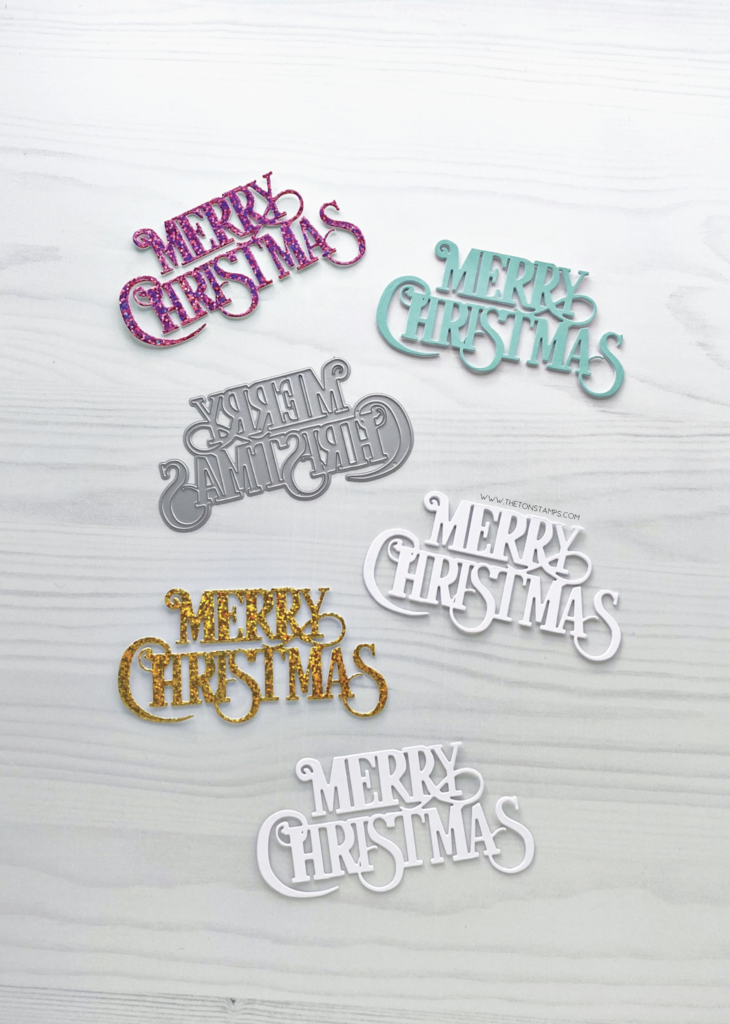 Merry Christmas Sentiment Die*