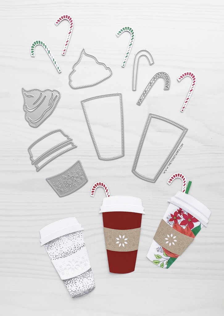 Holiday Coffee Mug Dies*