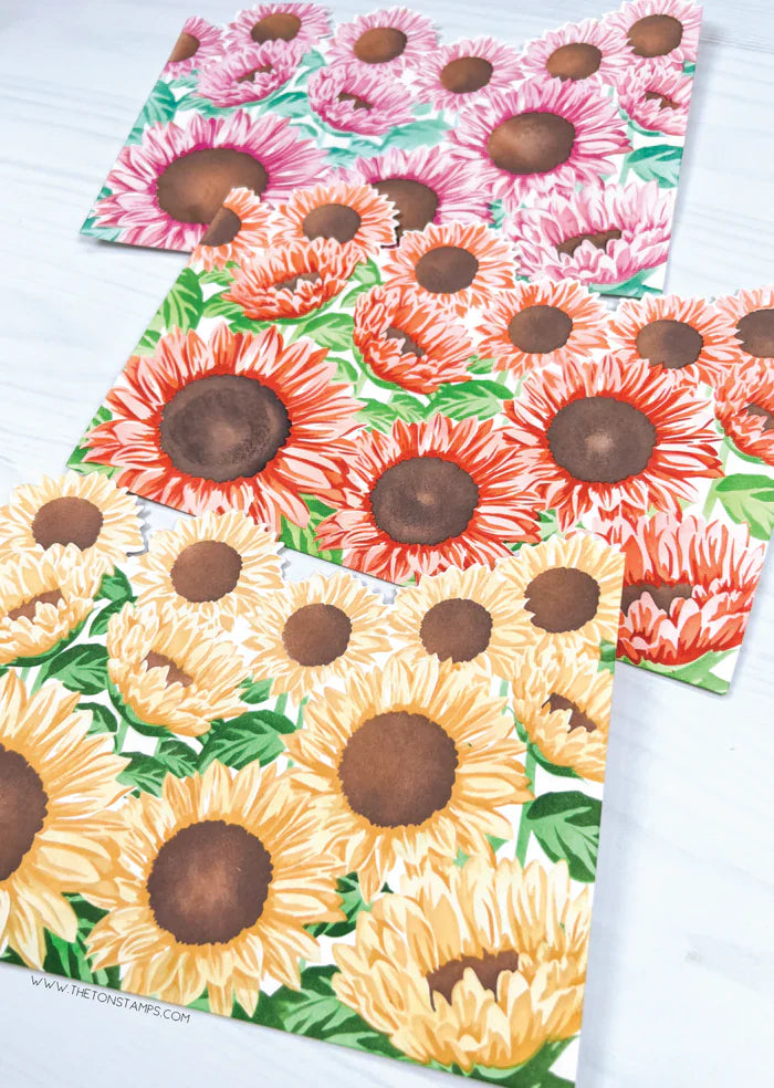 Sunflower Fields Layering Stencils*