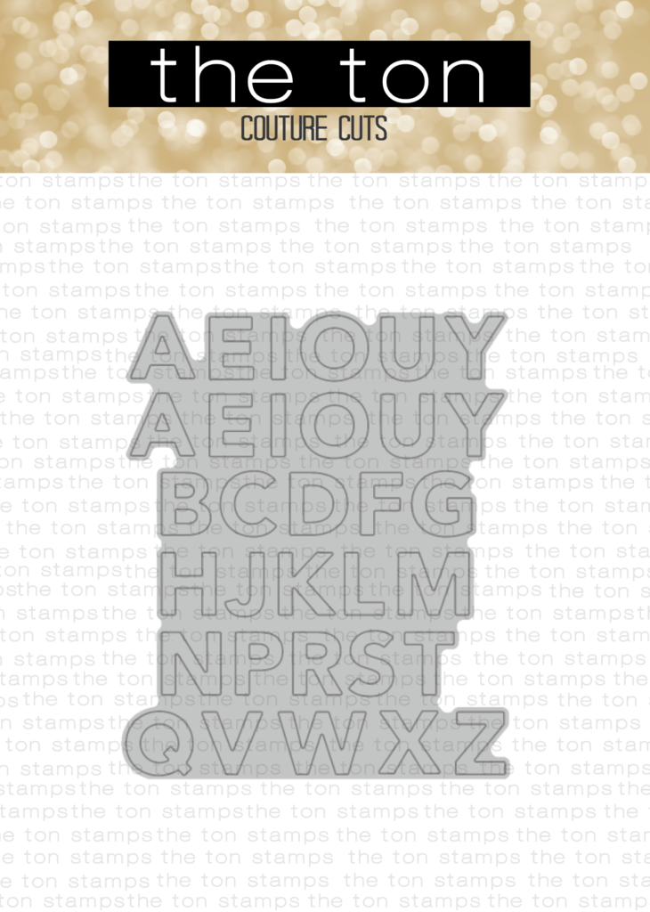 Modern Alphas Coverplate Die*