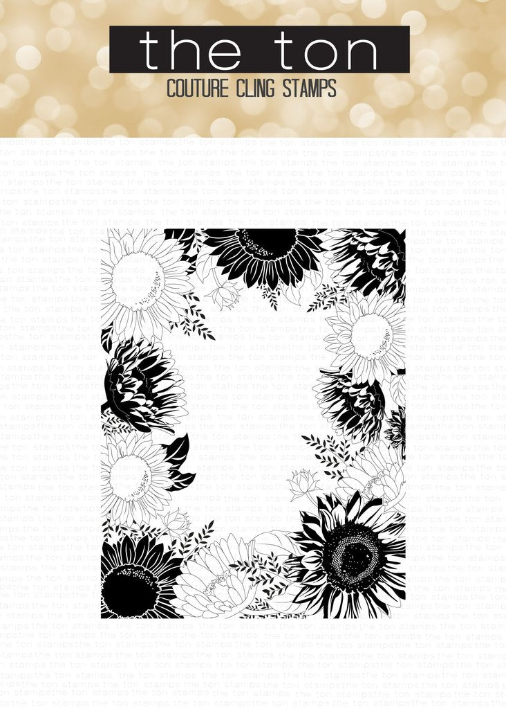 Sunflower Border Cling Background*