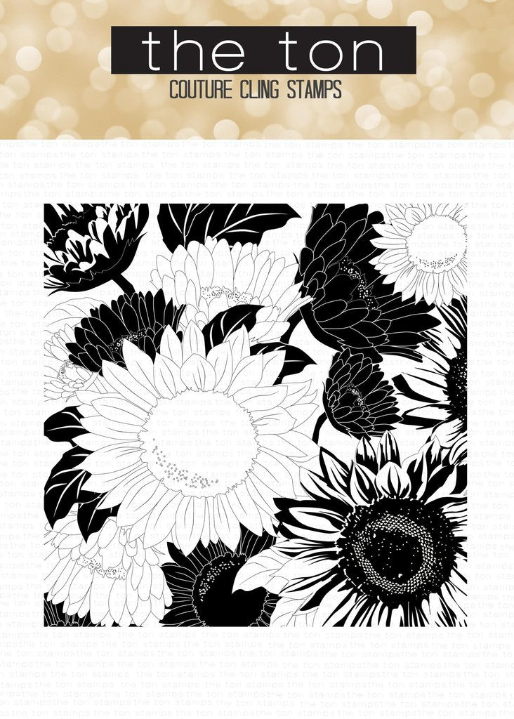 Sunflower Garden Cling Background*