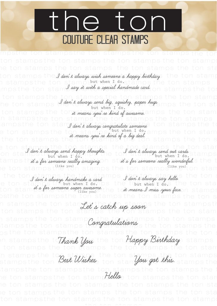 The Most Interesting Cardmaker 2.0*