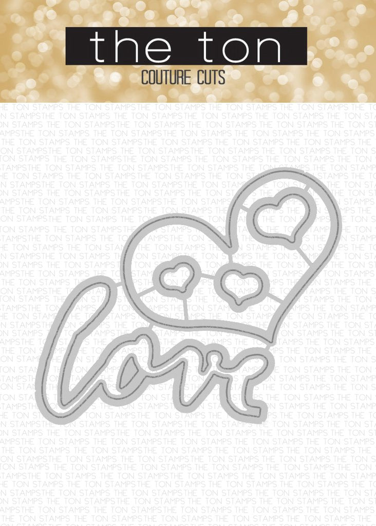 Bokeh Burst Heart coordinating Dies*