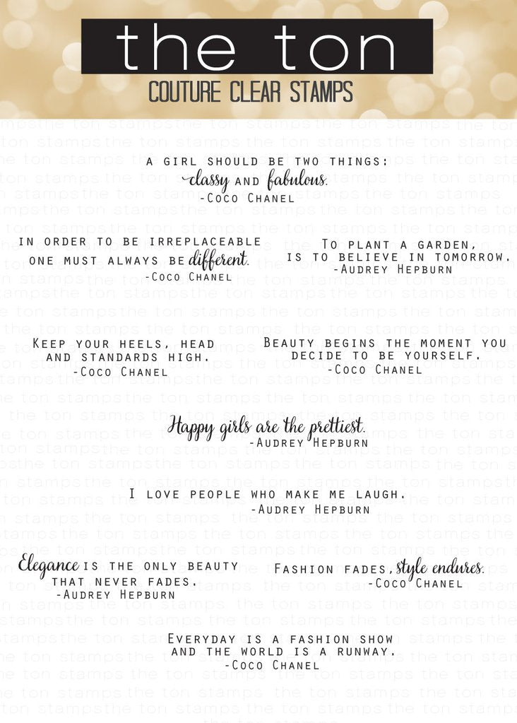 Timeless Icons Sentiment Set*