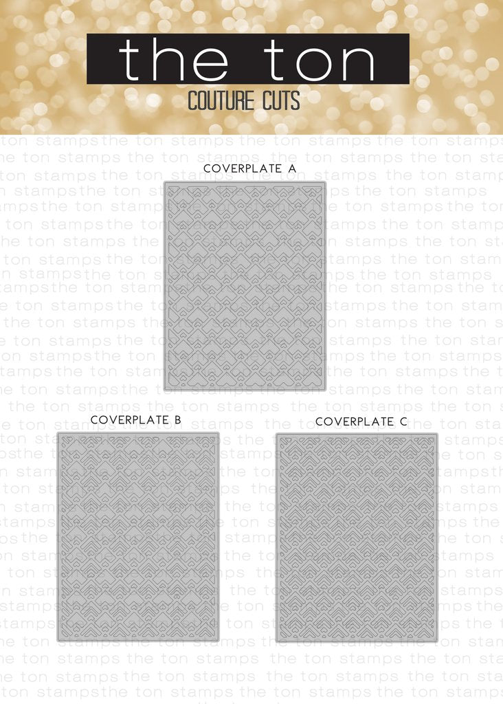 Geo Mountain (A+B+C) Coverplate Die Bundle*