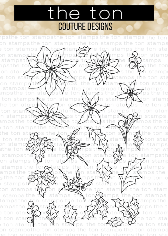 Holiday Floral Coloring Bits*